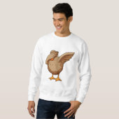 Ente beim Hip Hop Dance Dab Sweatshirt (Vorne ganz)