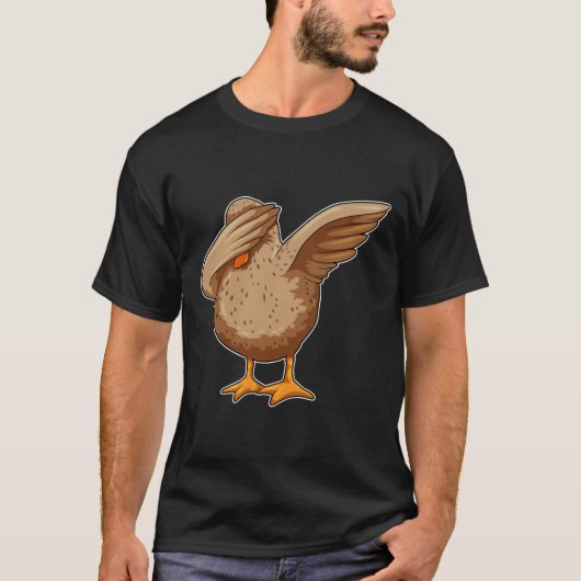 Ente beim Hip Hop Dance Dab T-Shirt (Vorderseite)