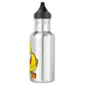 Ente beim Laufen Edelstahlflasche (Rechts)