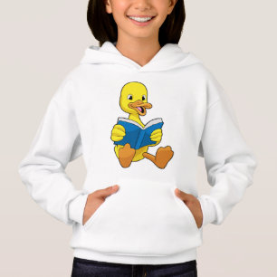 Ente beim Lesen mit Buch Hoodie