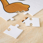 Ente beim Lesen mit Buch Puzzle (Seite)