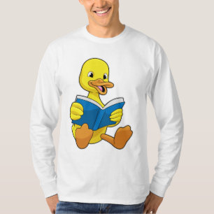 Ente beim Lesen mit Buch T-Shirt