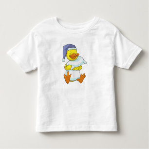 Ente beim Schlafen mit Nachtkappe Kleinkind T-shirt