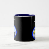 Ente + Biber = Platypus! Zweifarbige Tasse (Mittel)