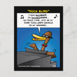 ‚Ente Blind‘ Postkarte