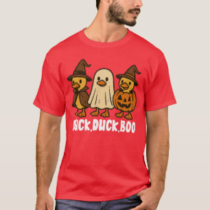 Ente Boo Lustig Süß Gruselig Halloween Retro Gans T-Shirt