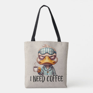 Ente braucht Kaffee Tasche