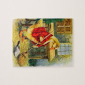 Ente der 30er Jahre, die den Boden fegt Puzzle (Horizontal)