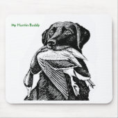 Ente, die Labrador jagt Mousepad (Vorne)