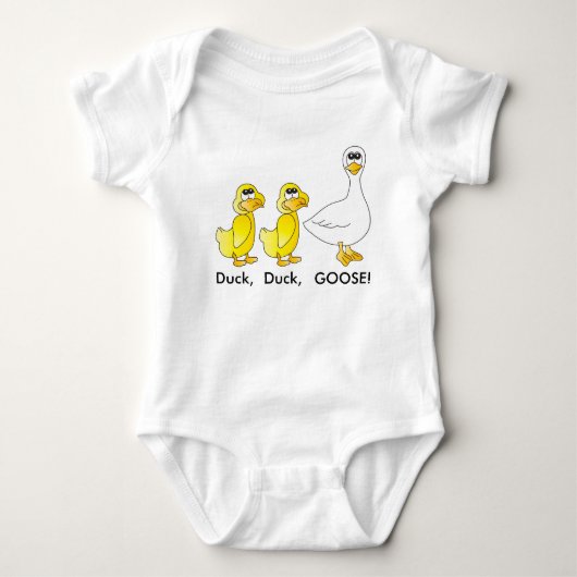 Ente, Ente, Baby der Gans-| Strampler (Vorderseite)