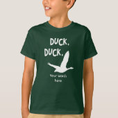 Ente, Ente, Gänse - individualisierbarer T - Shirt (Vorderseite)