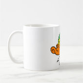 ENTE - färben Sie keinen HINTERGRUND Kaffeetasse (Links)