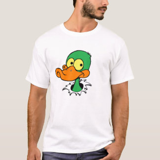 ENTE - färben Sie keinen HINTERGRUND T-Shirt