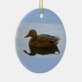 Ente Foto Ornament (Rechts)