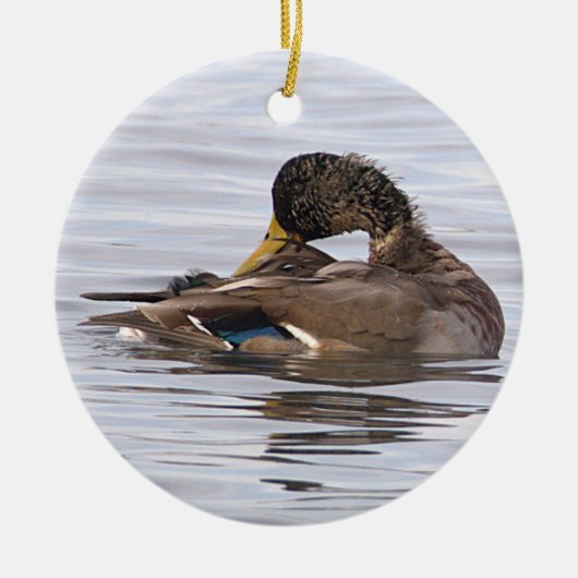 Ente Foto Ornament (Vorne)