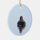 Ente Foto Schmuck Keramik Ornament (Rechts)