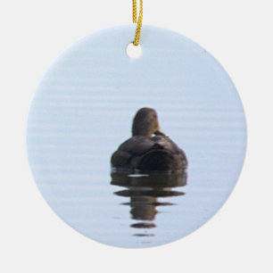Ente Foto Schmuck Keramik Ornament