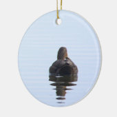 Ente Foto Schmuck Keramik Ornament (Links)