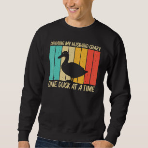 Ente für Frauen Mädchen Entenzüchter Jägerin Sweatshirt