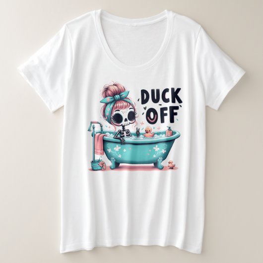 Ente Große Größe T-Shirt (Design vorne)