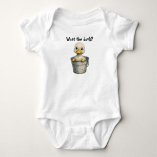 Ente im Eimer Baby Strampler