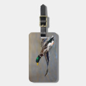 Ente im Flug Gepäckanhänger (Vorderseite vertikal)