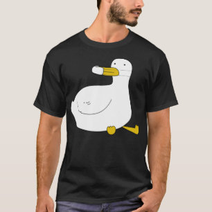 Ente in einem schwarzen Labor des Schutzarztes coo T-Shirt