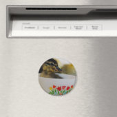 Ente in einem Teacup 2 Magnet (In Situ (Geschirrspüler))