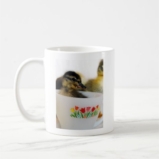 Ente in einem Teacup Kaffeetasse (Links)