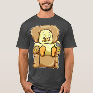 Ente in g-out auf Sofa T-Shirt