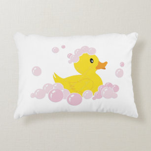Ente in rosa Blasen Dekokissen