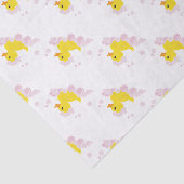 Ente in rosa Blasen Seidenpapier (Ausschnitt)
