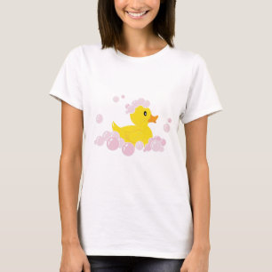 Ente in rosa Blasen T-Shirt