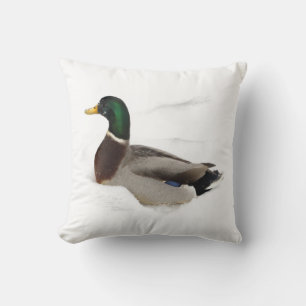 Ente in Snow Kissen