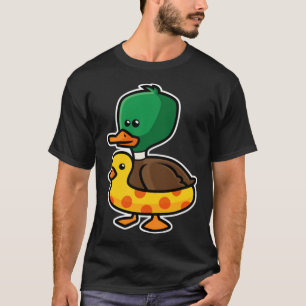 Ente in Training für Hunde T-Shirt