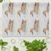 Ente in Wasser   Geschirrtuch (Gefaltet)