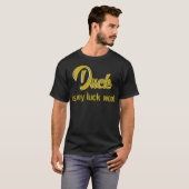 Ente ist mein Glück schwarze Labrador Haustiere T-Shirt (Vorne ganz)