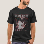 Ente Jagd Ugly Christmas Sweater Duck Hunter Ch T-Shirt (Vorderseite)