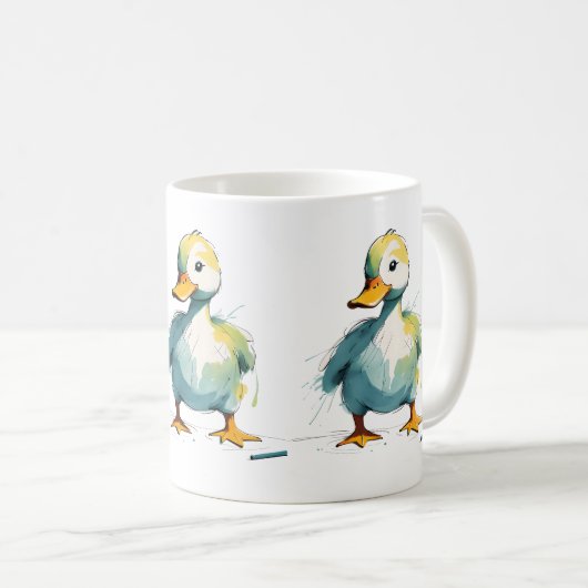 Ente Kaffeetasse (VorderseiteRechts)