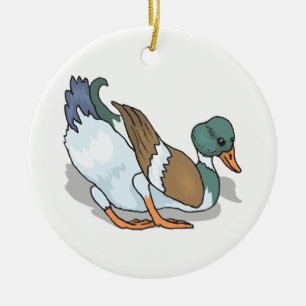 Ente Keramikornament