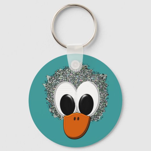 Ente Kopf duck head Schlüsselanhänger (Vorderseite)