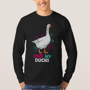 Ente Liebe My Ducks Birds Vintag Encks T-Shirt