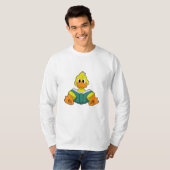 Ente mit Buch T-Shirt (Vorne ganz)
