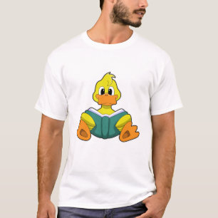 Ente mit Buch T-Shirt