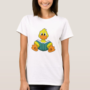 Ente mit Buch T-Shirt