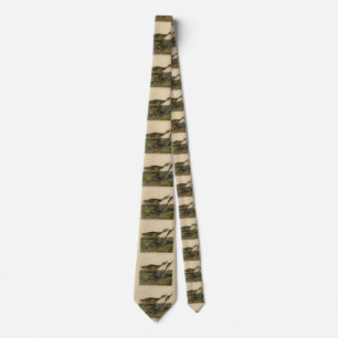 Ente mit Button - von Audubons Vögeln in Amerika Krawatte