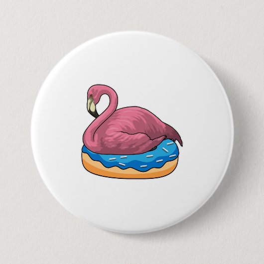 Ente mit Donut Button (Vorderseite)