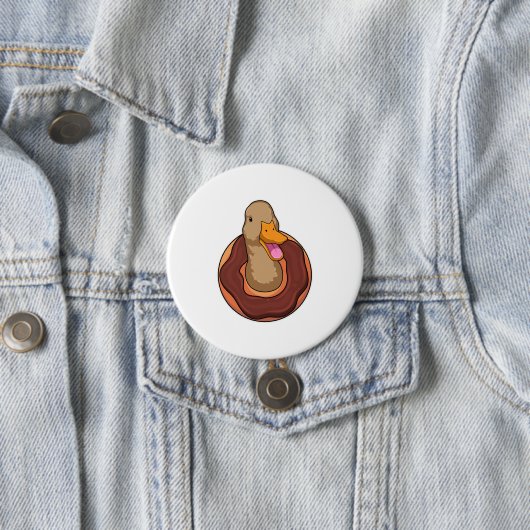 Ente mit Donut Button (Beispiel)