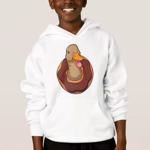 Ente mit Donut Hoodie