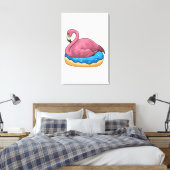 Ente mit Donut Leinwanddruck (Insitu (Schlafzimmer))